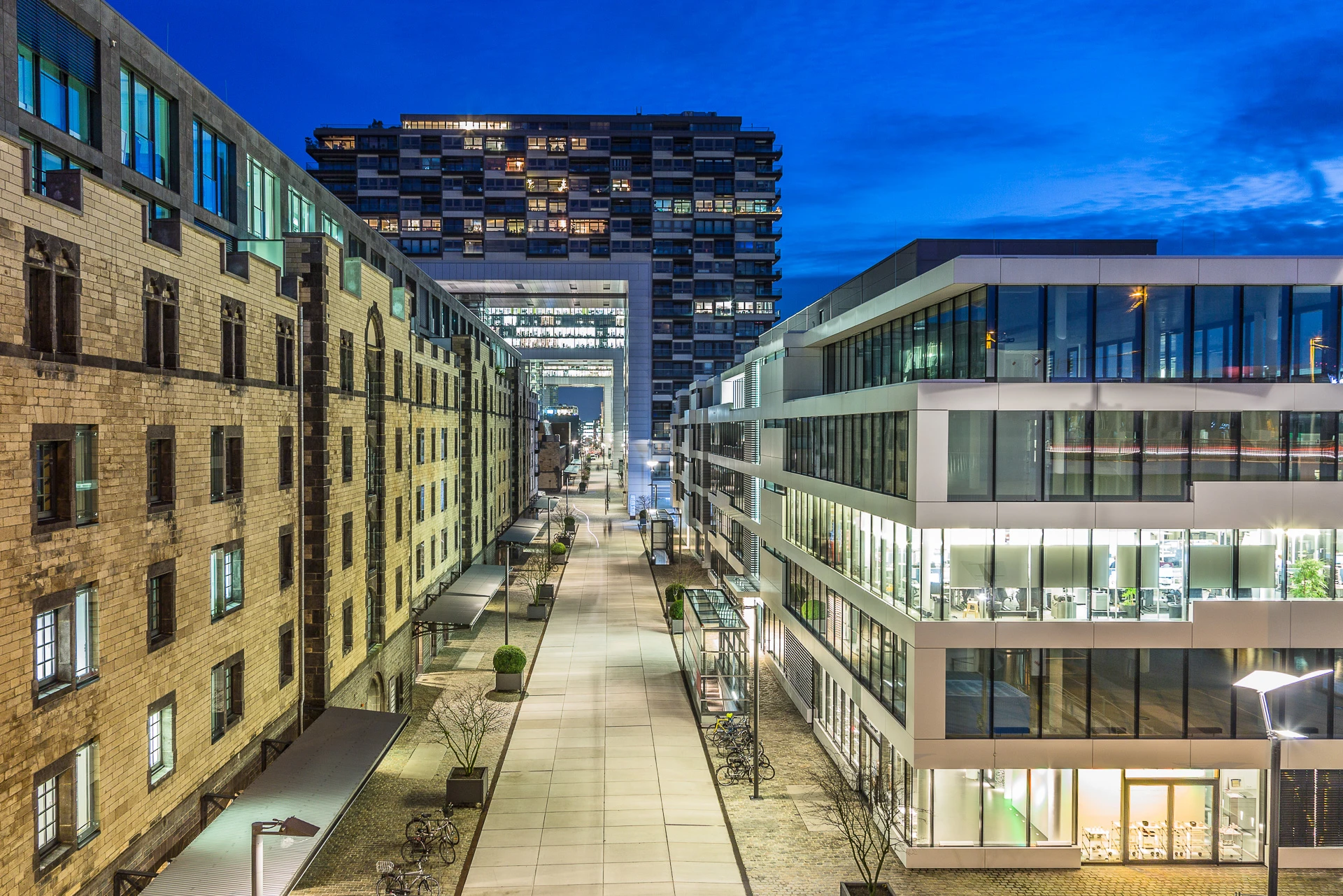 Fotokurse Köln - Blaue Stunde Kranhäuser